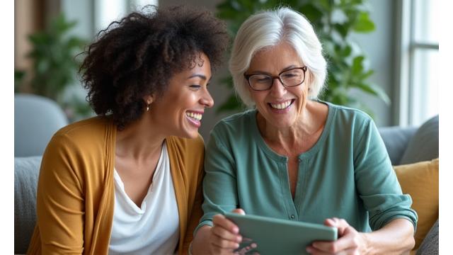 Wellness coach and client discussing a plan in a modern, light-filled office setting